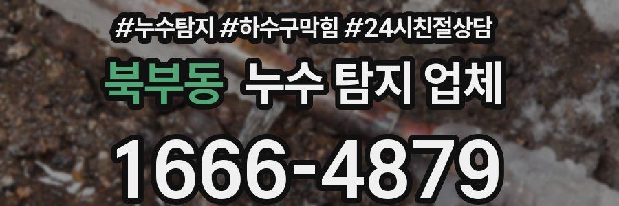 북부동 누수 탐지 업체