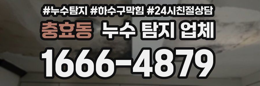 충효동 누수 탐지 업체