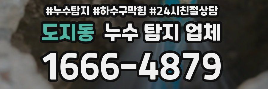 도지동 누수 탐지 업체