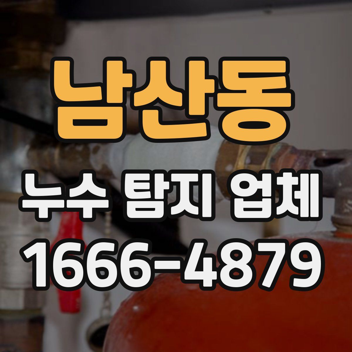 남산동 누수 탐지 업체