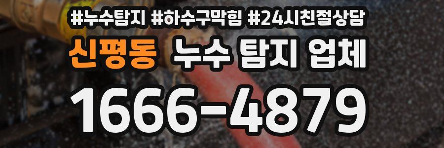 신평동 누수 탐지 업체