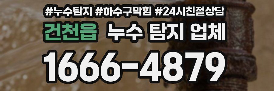 건천읍 누수 탐지 업체