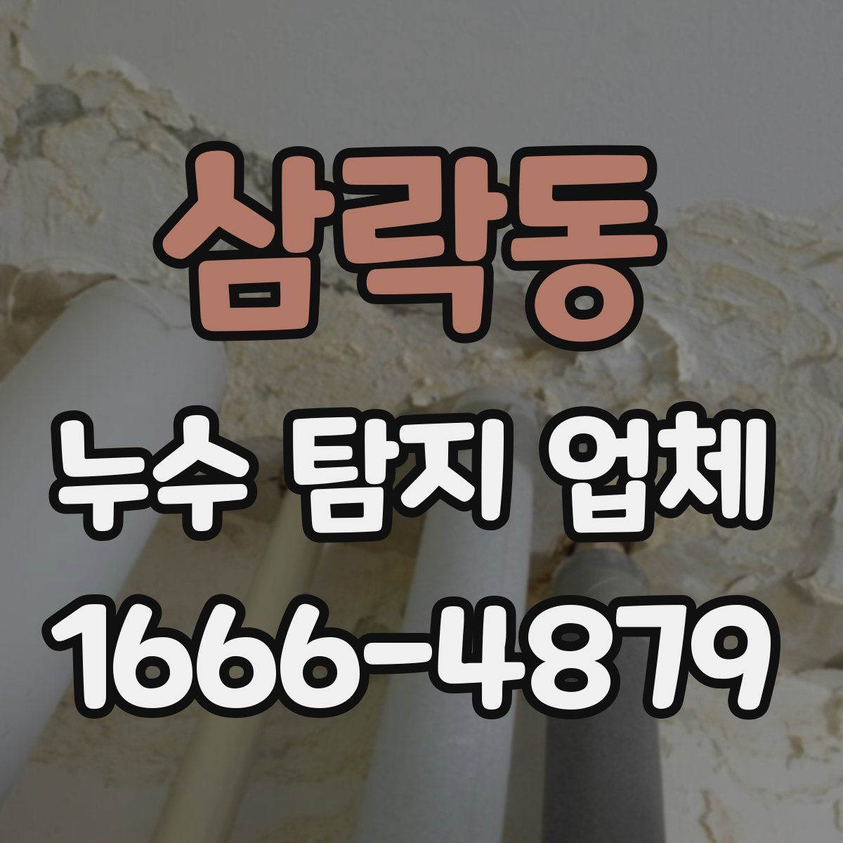 삼락동 누수 탐지 업체