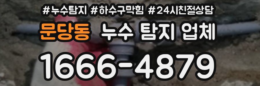 문당동 누수 탐지 업체