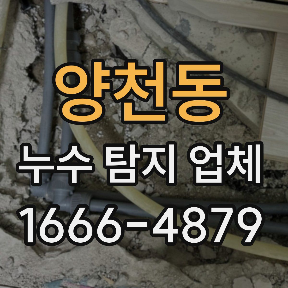 양천동 누수 탐지 업체