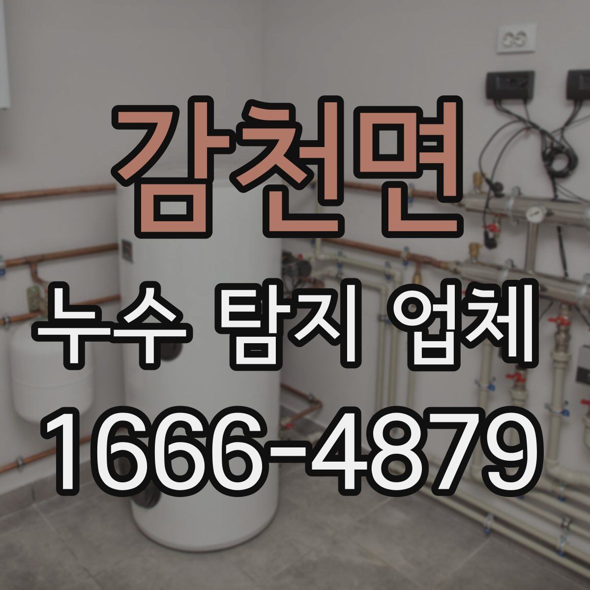 감천면 누수 탐지 업체