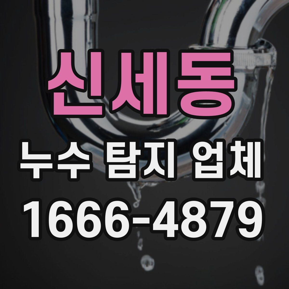 신세동 누수 탐지 업체