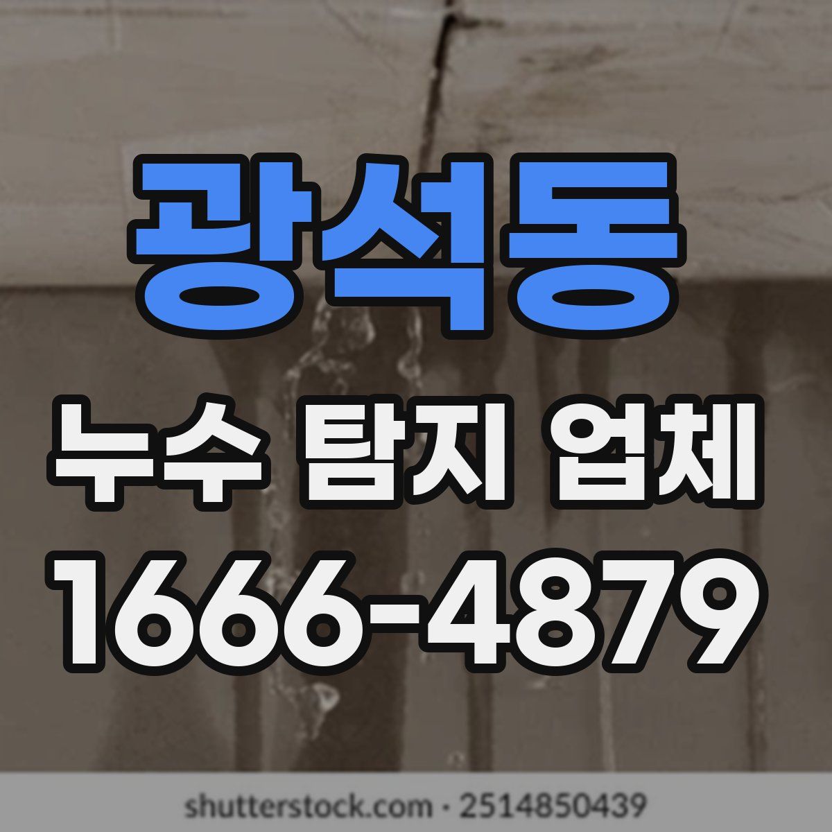 광석동 누수 탐지 업체