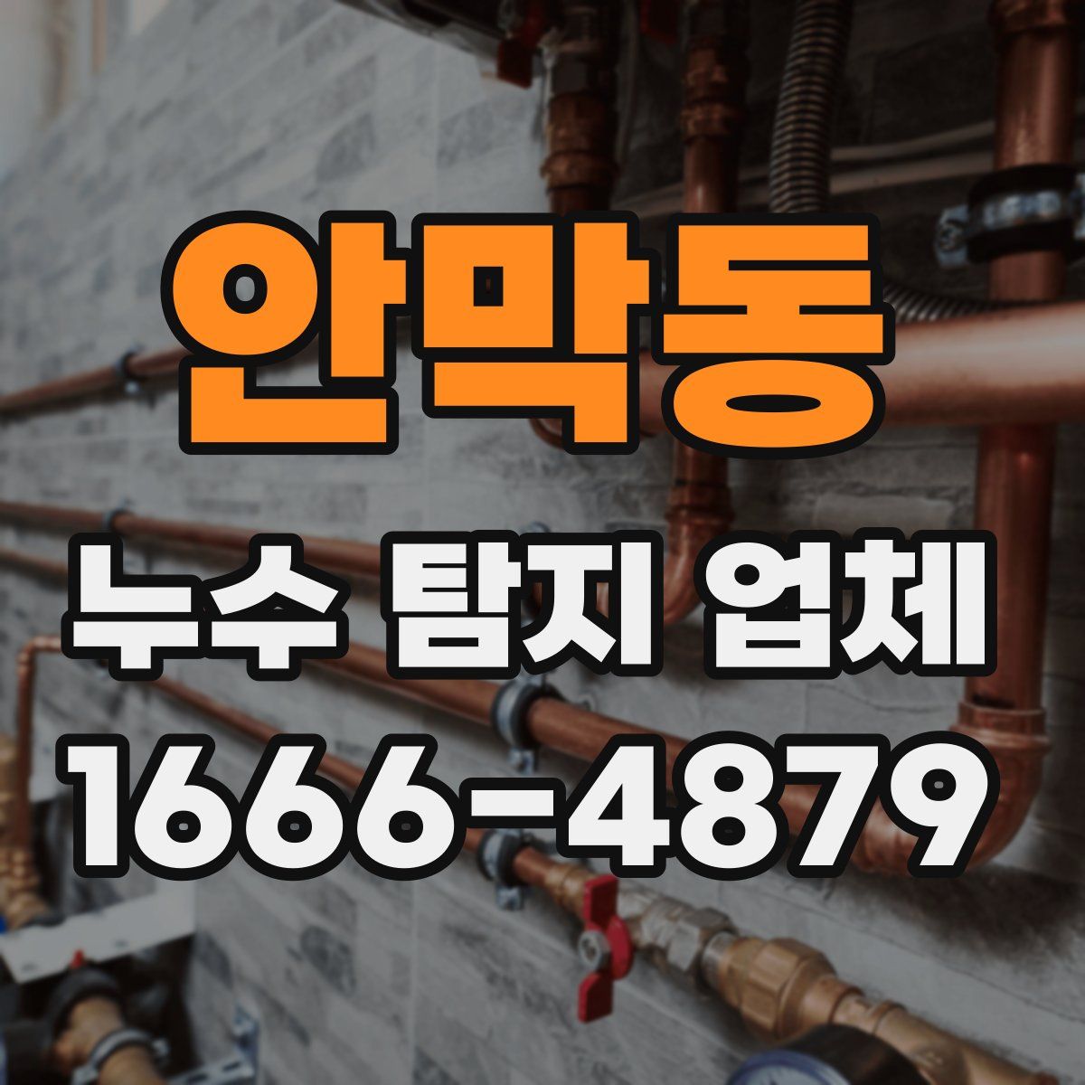 안막동 누수 탐지 업체