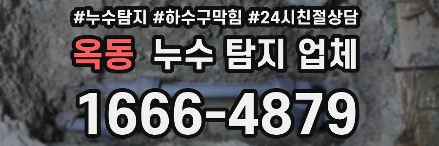 옥동 누수 탐지 업체