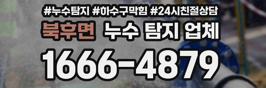 북후면 누수 탐지 업체