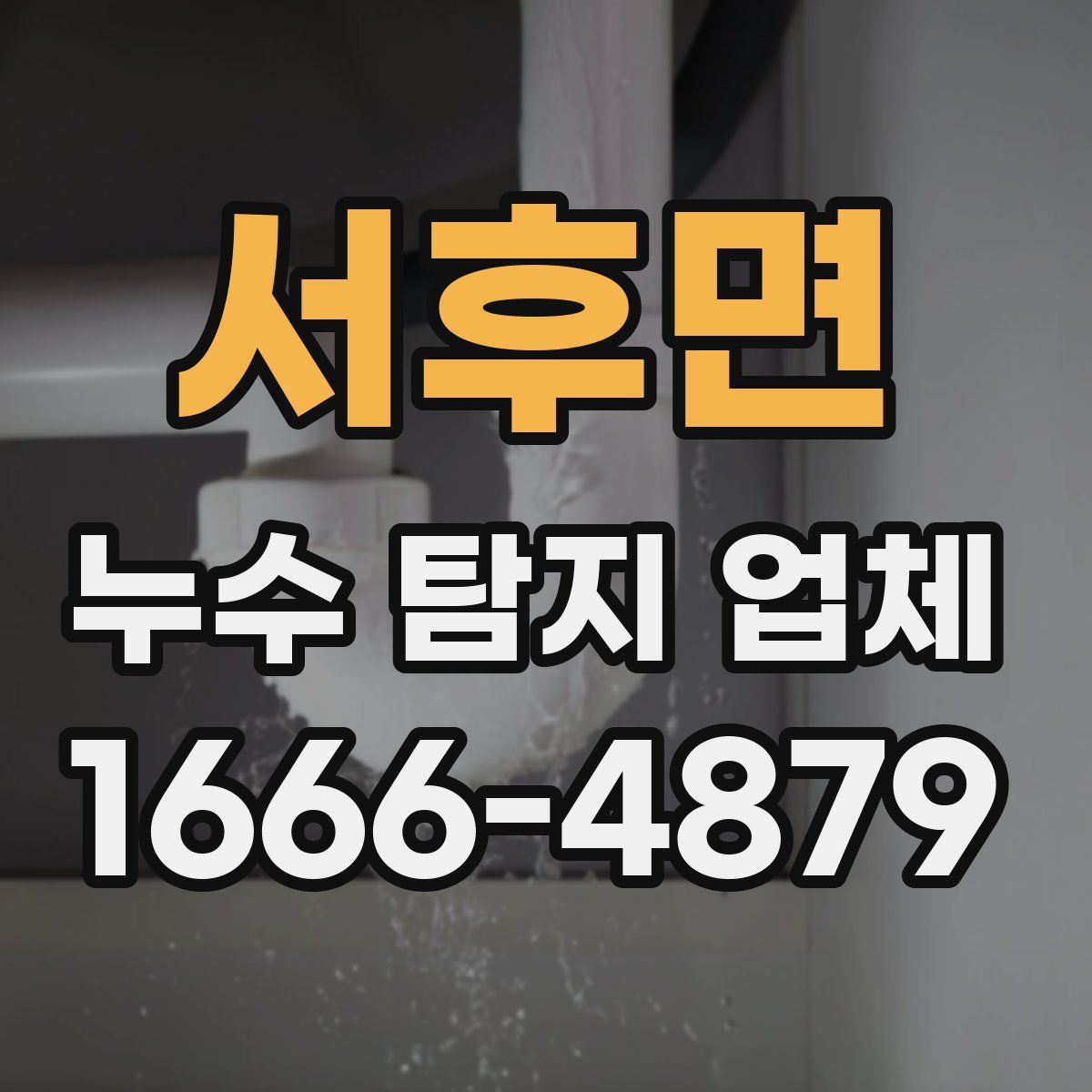서후면 누수 탐지 업체