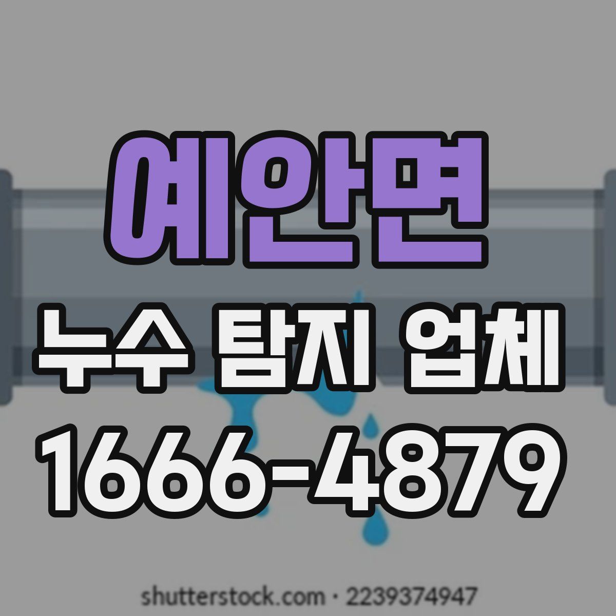 예안면 누수 탐지 업체