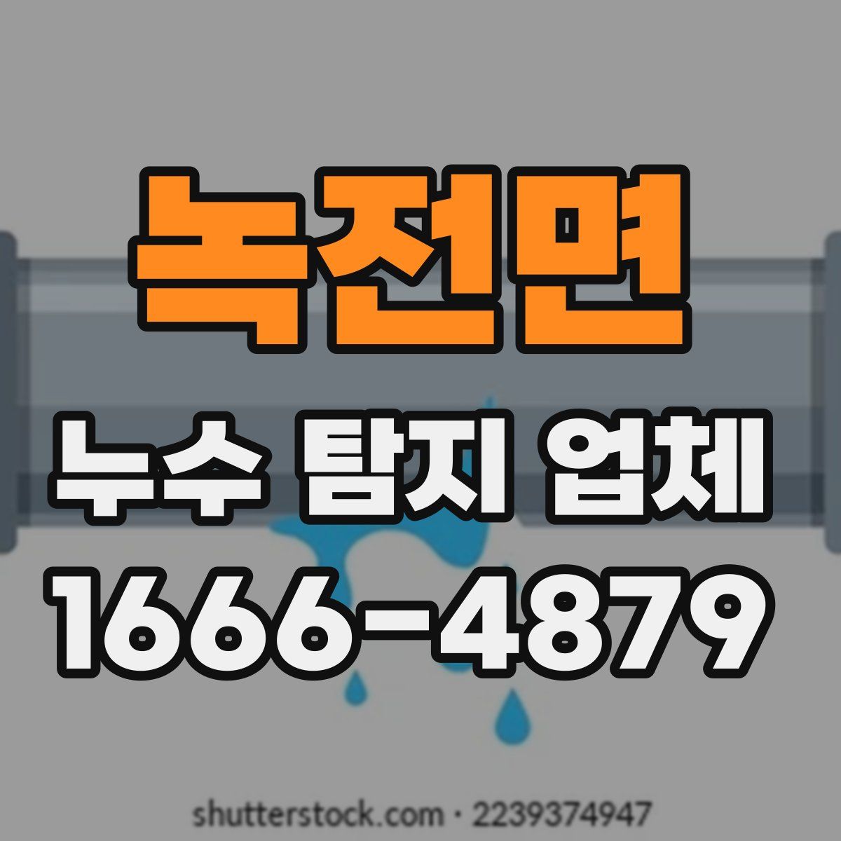 녹전면 누수 탐지 업체
