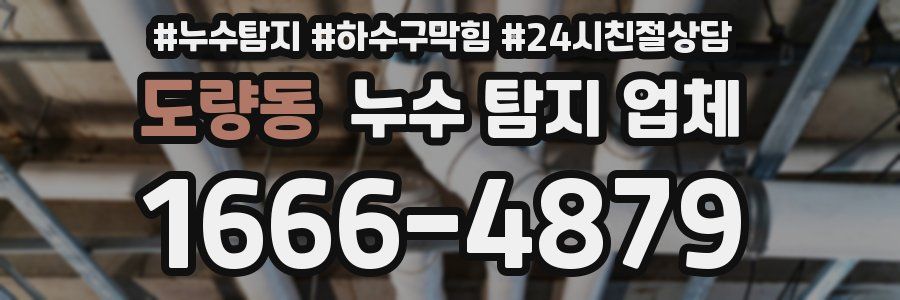 도량동 누수 탐지 업체
