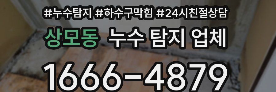 상모동 누수 탐지 업체