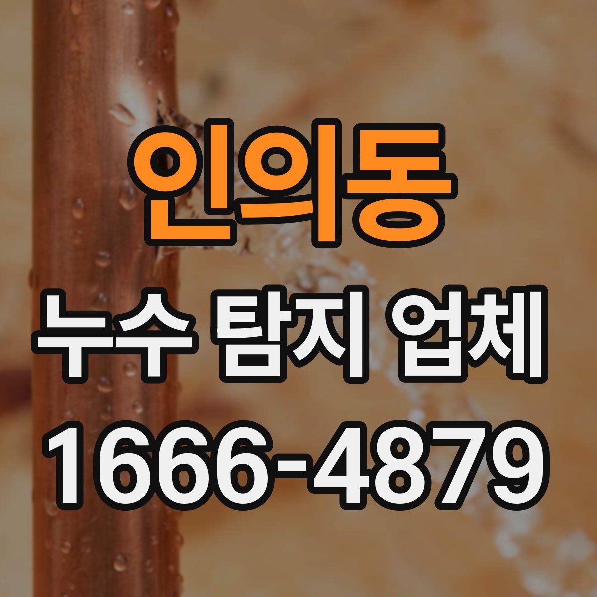 인의동 누수 탐지 업체
