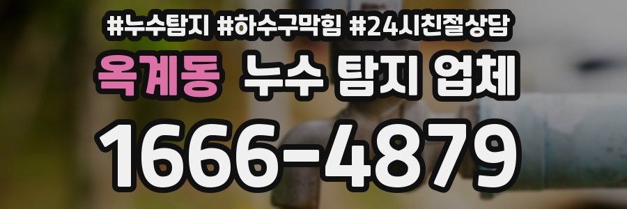 옥계동 누수 탐지 업체