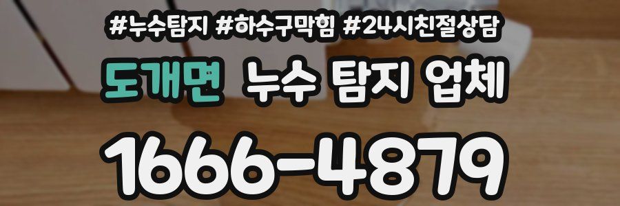 도개면 누수 탐지 업체