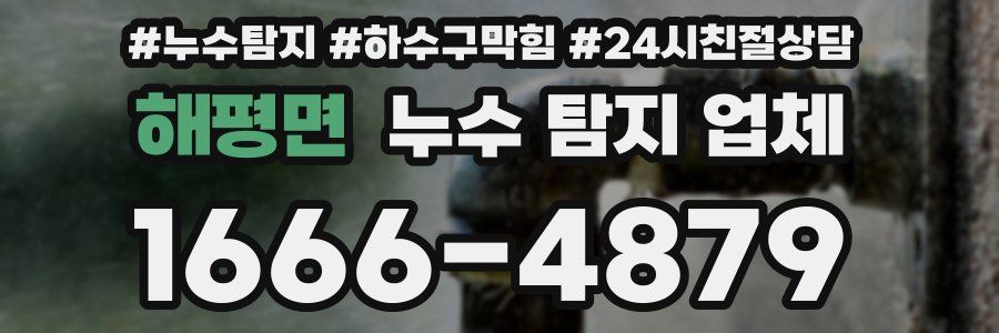 해평면 누수 탐지 업체
