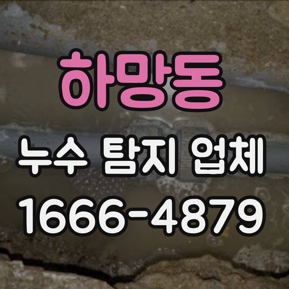 하망동 누수 탐지 업체