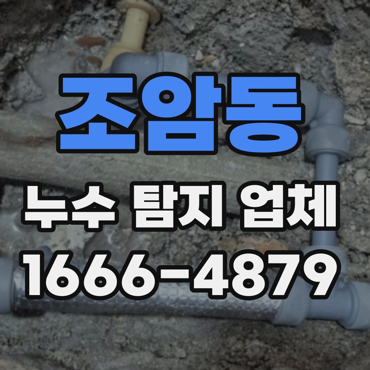 조암동 누수 탐지 업체
