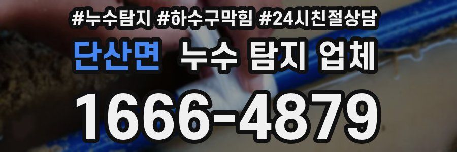 단산면 누수 탐지 업체