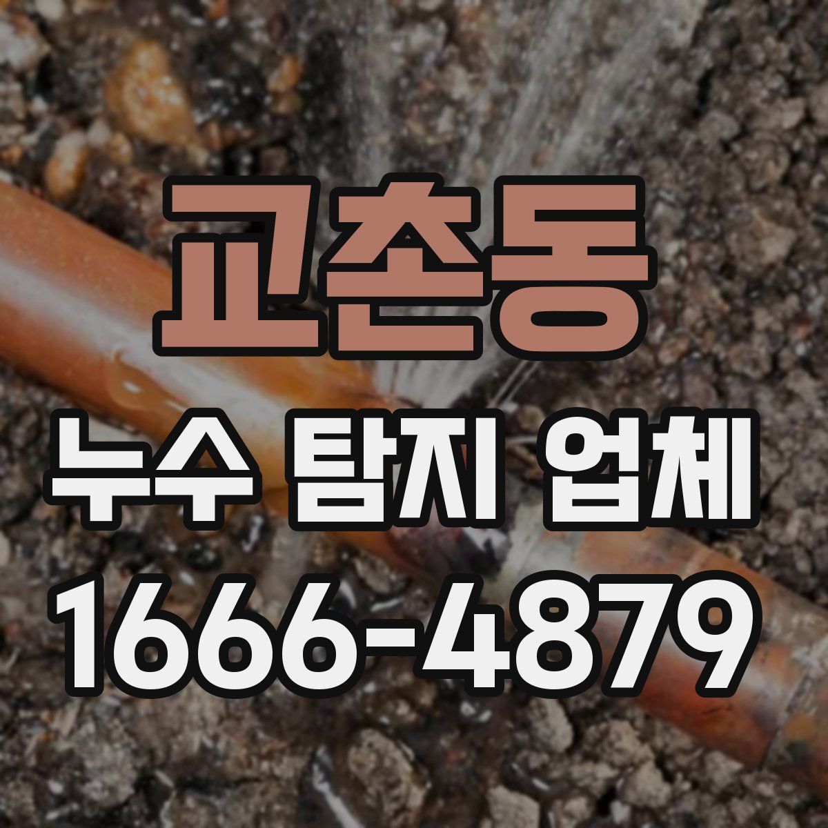 교촌동 누수 탐지 업체