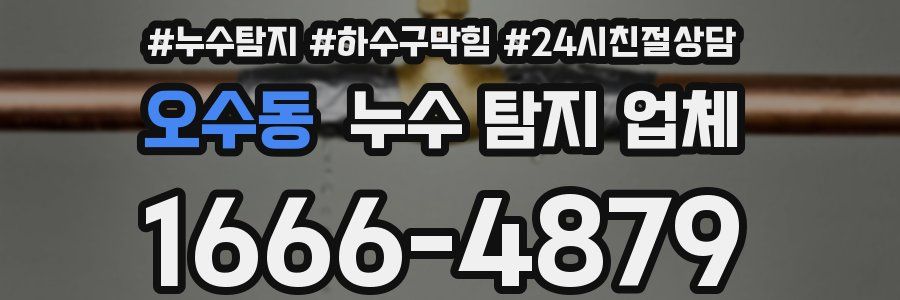 오수동 누수 탐지 업체