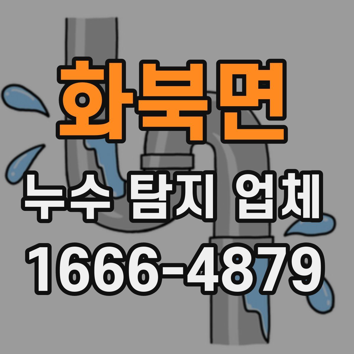 화북면 누수 탐지 업체