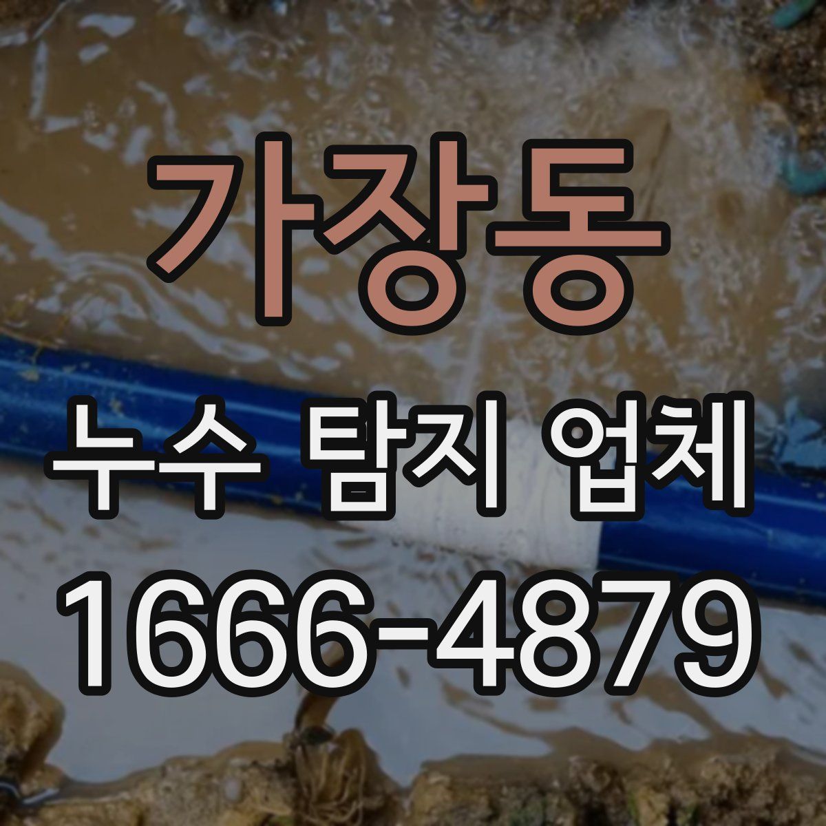 가장동 누수 탐지 업체
