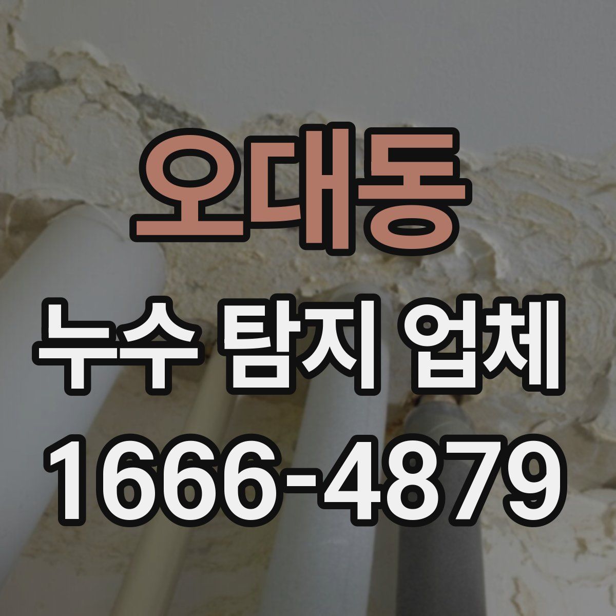 오대동 누수 탐지 업체