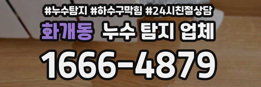 화개동 누수 탐지 업체