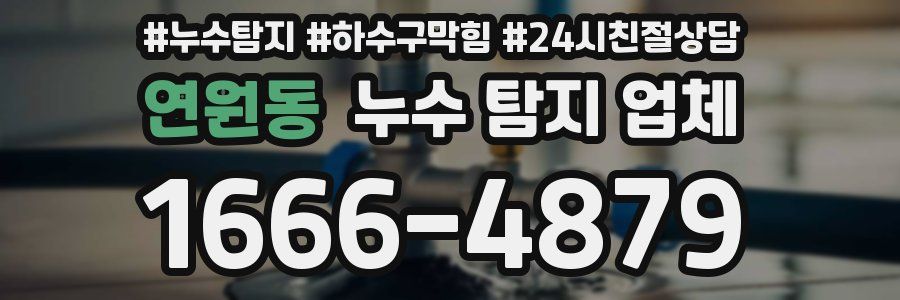 연원동 누수 탐지 업체