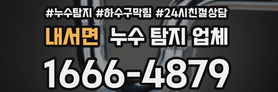 내서면 누수 탐지 업체