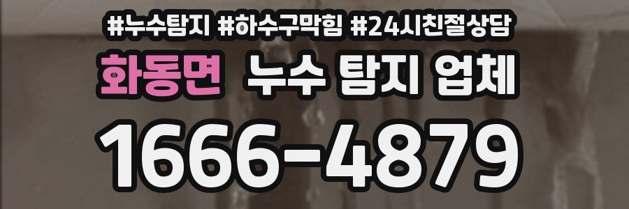 화동면 누수 탐지 업체