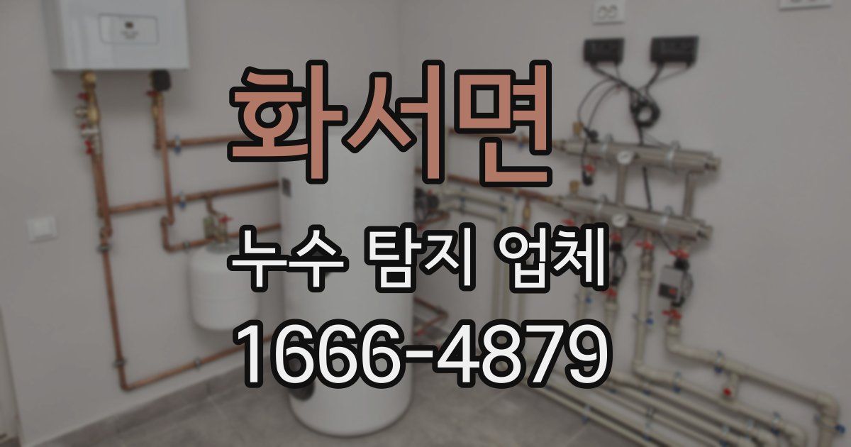 화서면 누수 탐지 업체