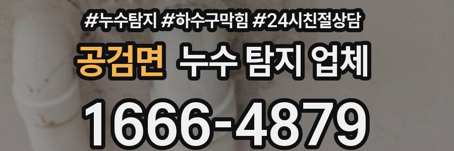공검면 누수 탐지 업체
