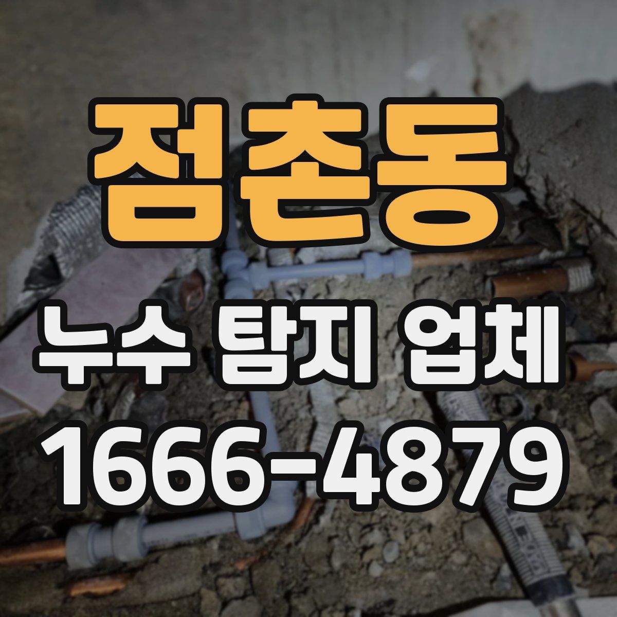 점촌동 누수 탐지 업체