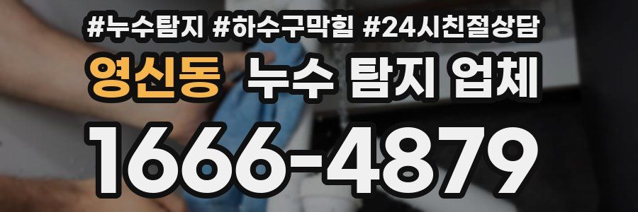영신동 누수 탐지 업체