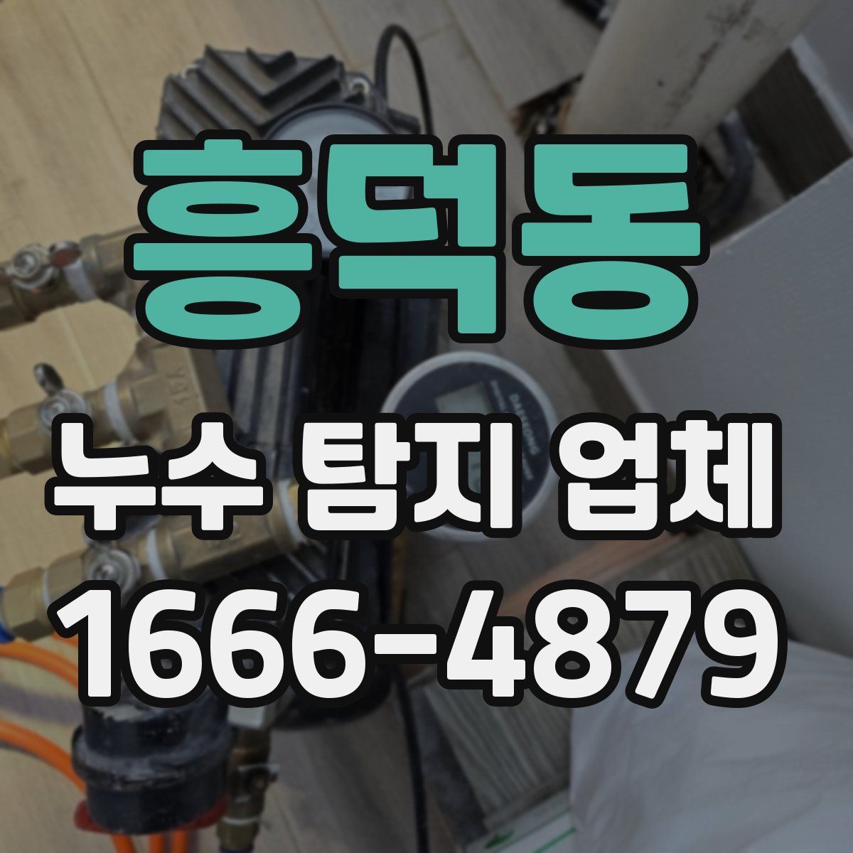 흥덕동 누수 탐지 업체