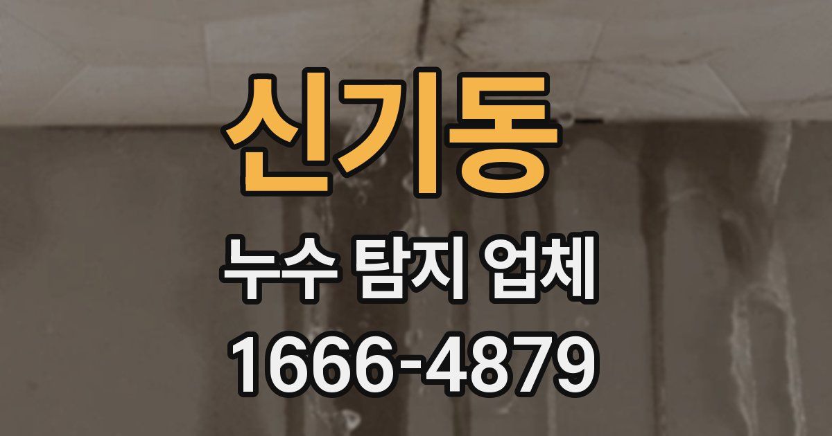 신기동 누수 탐지 업체