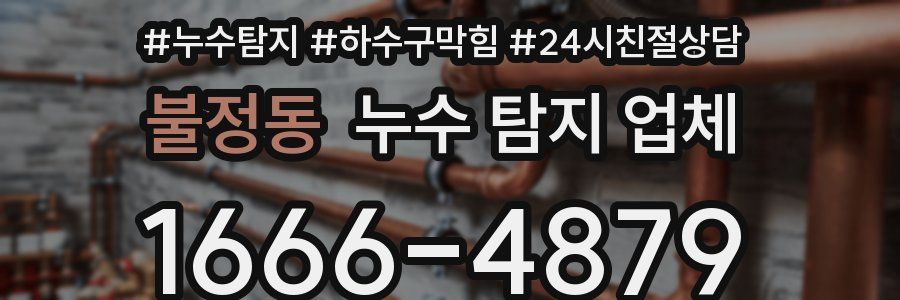 불정동 누수 탐지 업체