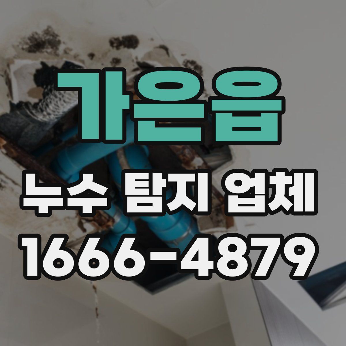 가은읍 누수 탐지 업체