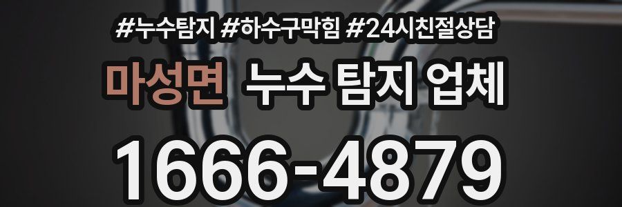 마성면 누수 탐지 업체