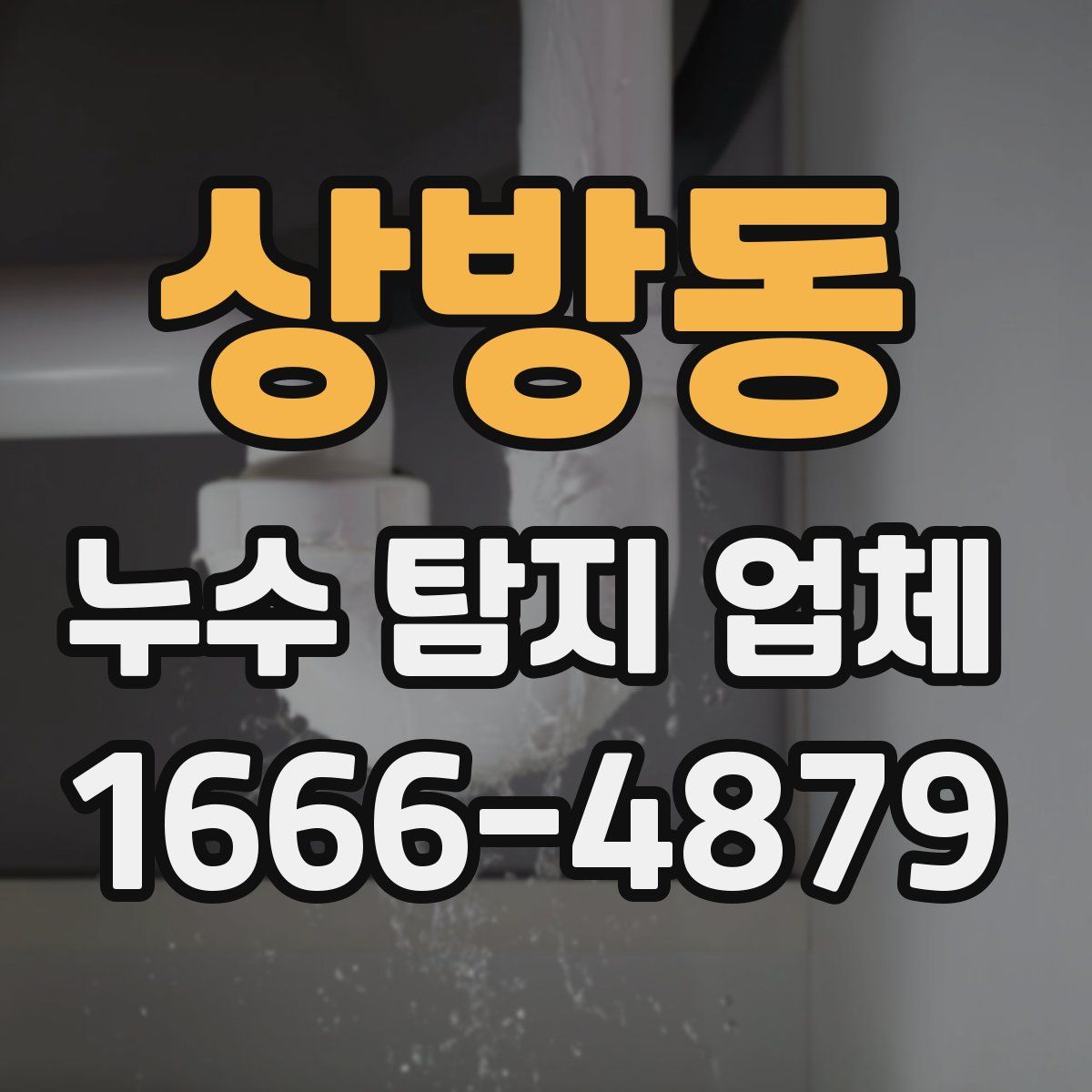 상방동 누수 탐지 업체