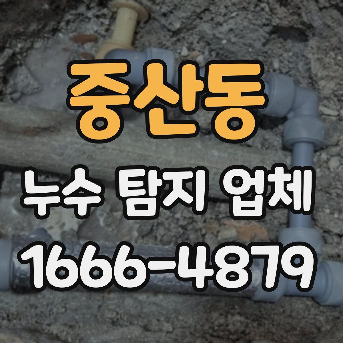 중산동 누수 탐지 업체