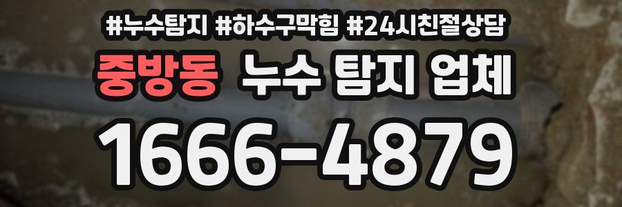 중방동 누수 탐지 업체