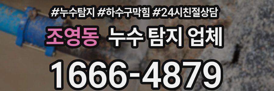 조영동 누수 탐지 업체