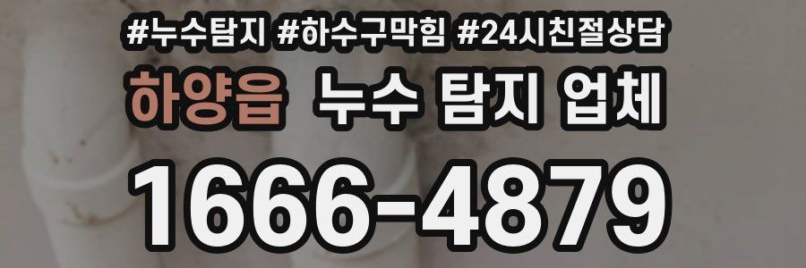 하양읍 누수 탐지 업체